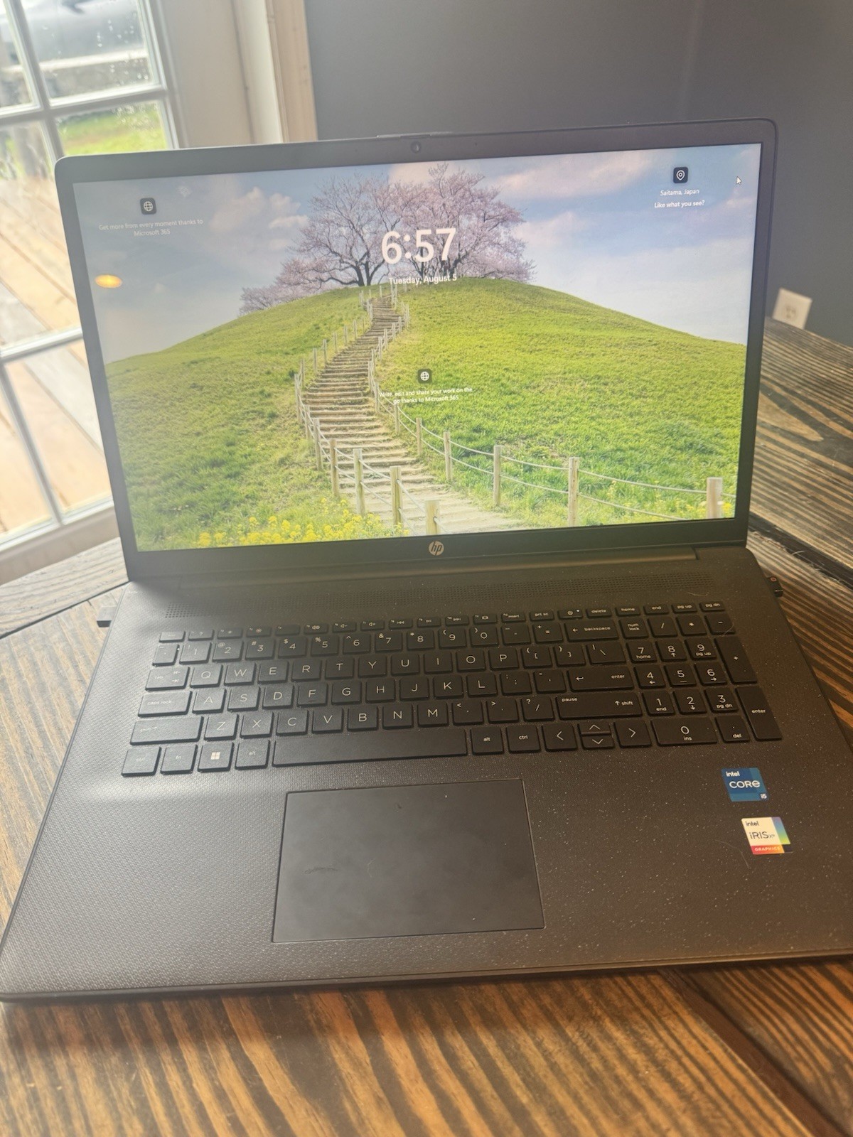 HP 17t-CN200 17 Black Laptop PC 17.3″ i7 8GB 256GB SSD WiFi 6 Cam Mic HDMI W11