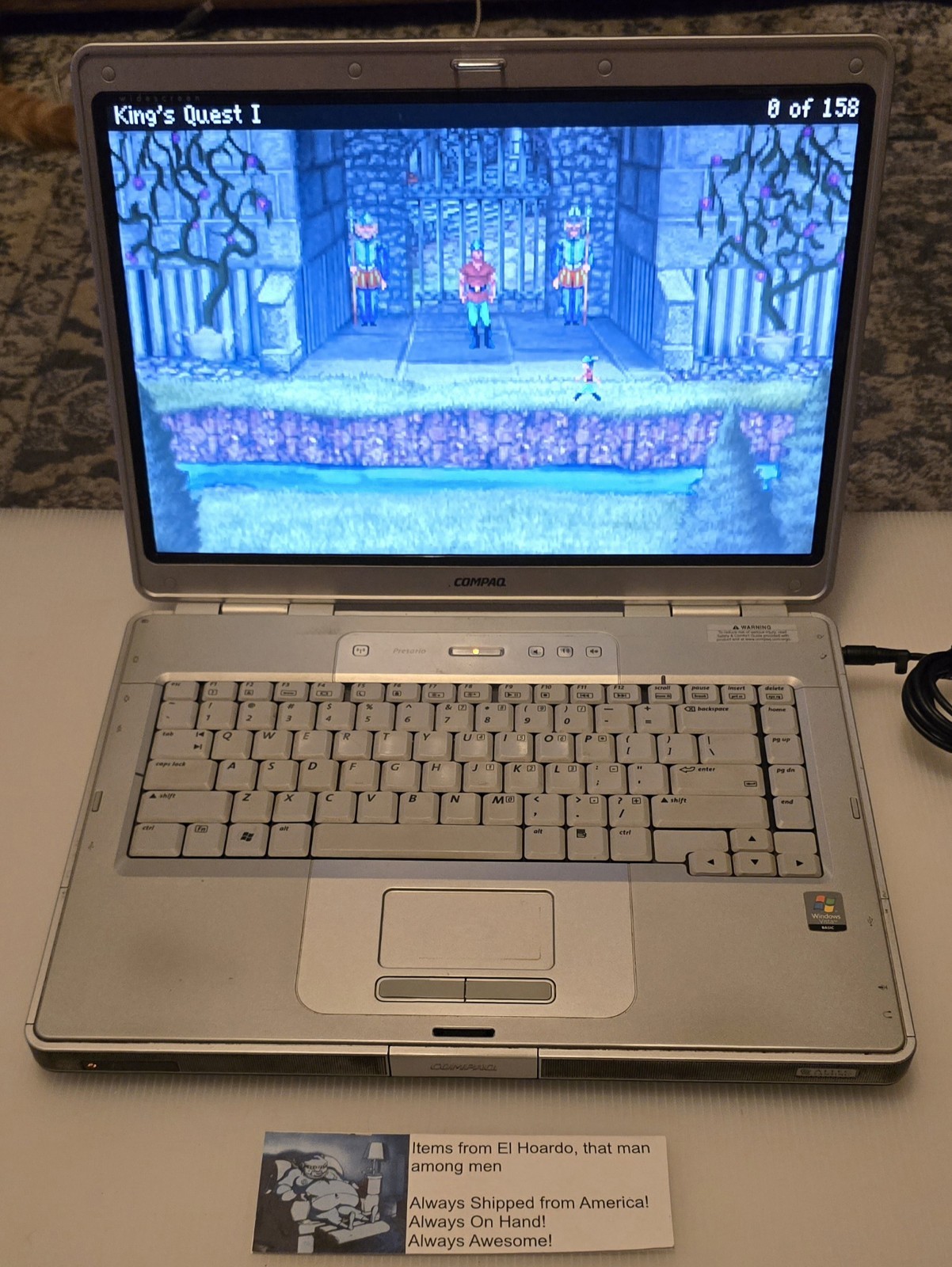 Compaq Presario C500 Laptop Intel Celeron M 1.60 Ghz 2GB Ram 80GB HDD Win XP Pro