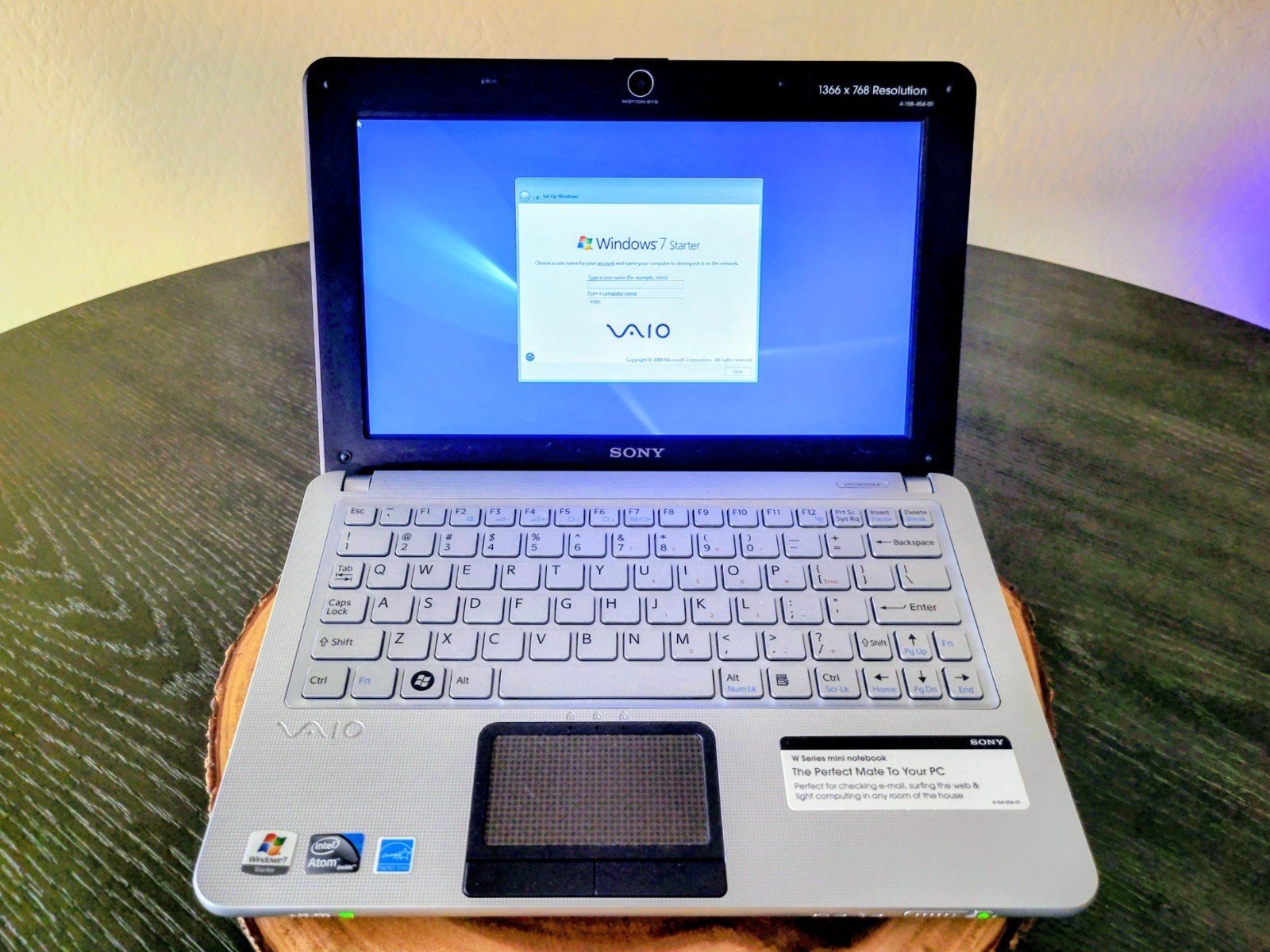 SONY VAIO VPCW121AX 10.1”LED 1.67GHz W Series Mini Notebook