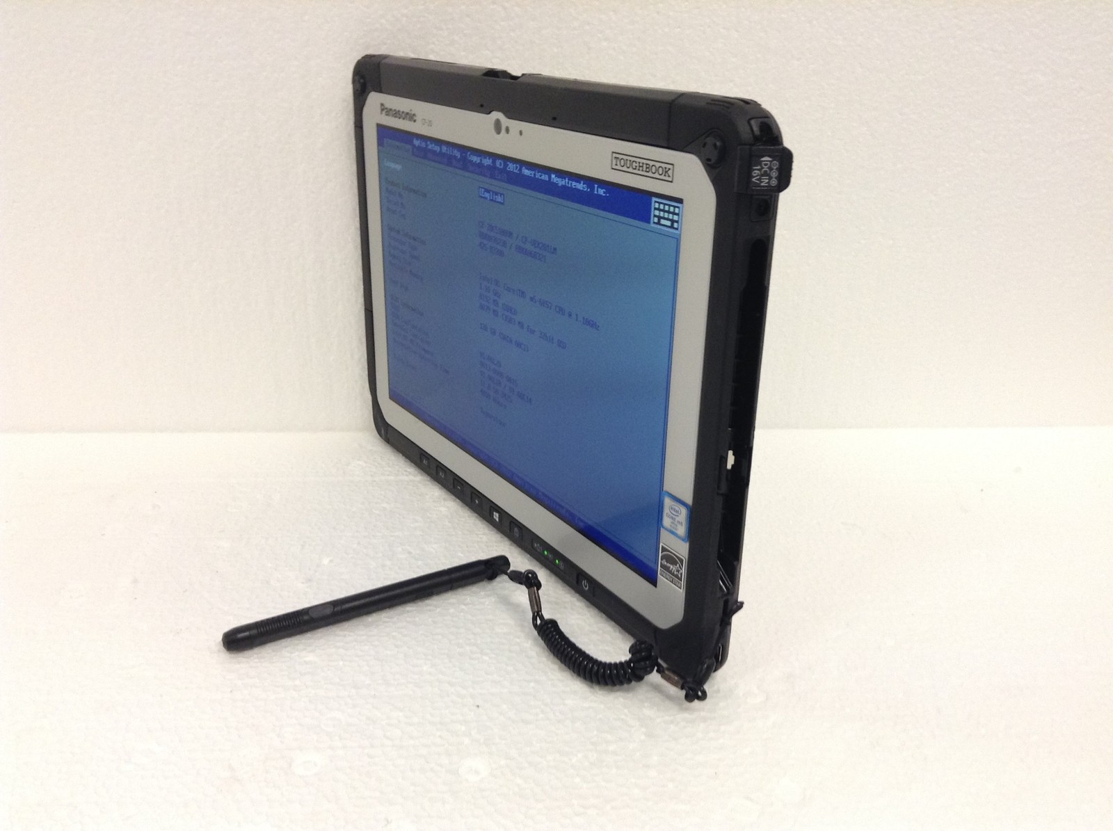 Panasonic Toughbook CF-20 MK1 Tablet 10.1″ M5-6Y57 1.10GHz 8GB 128GB SSD 4K HRS