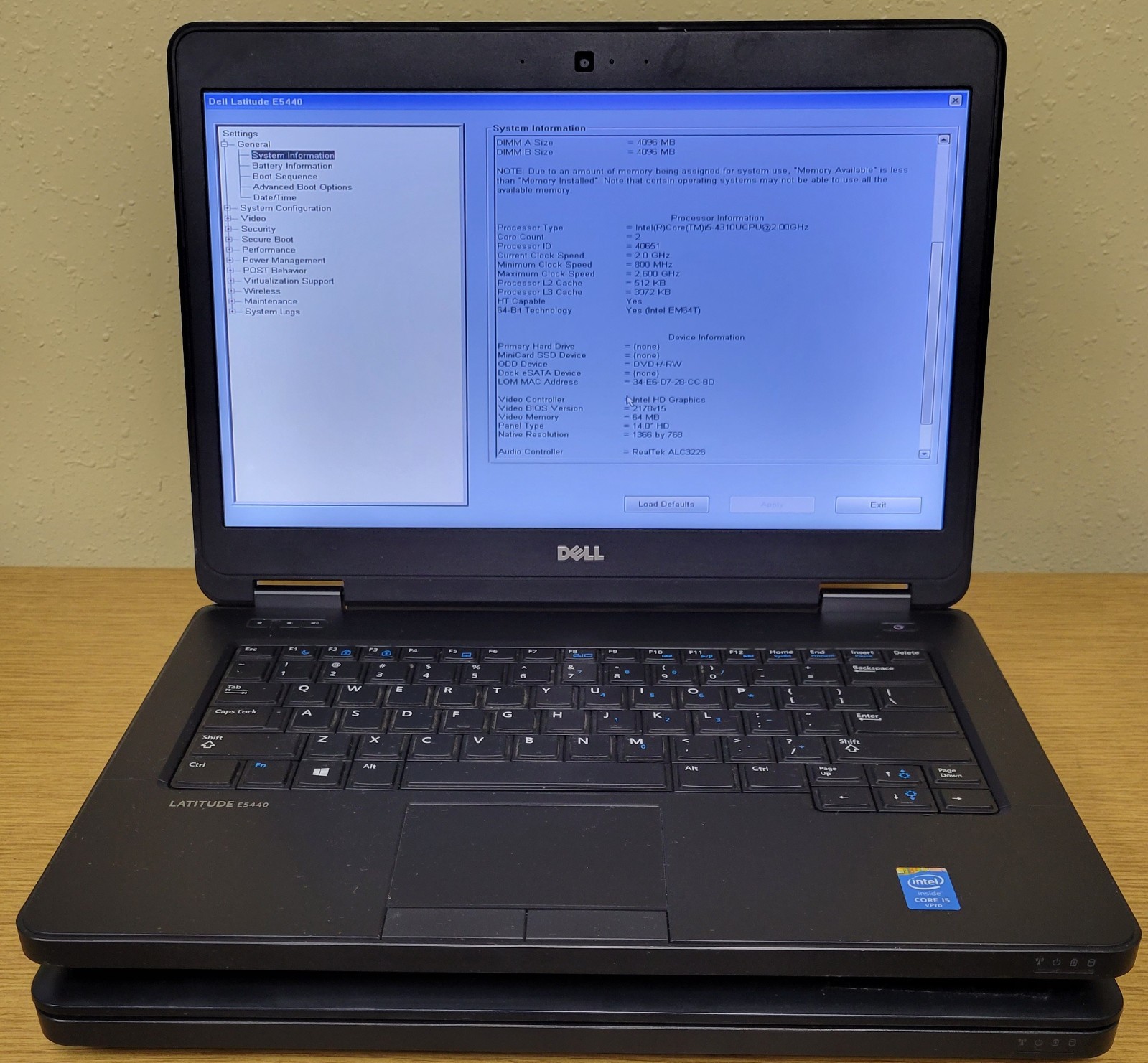 (Lot of 2) Dell Latitude 5440 i5-4th Gen 1.7/2.0GHz 8GB PC3 No OS/SSD/HDD