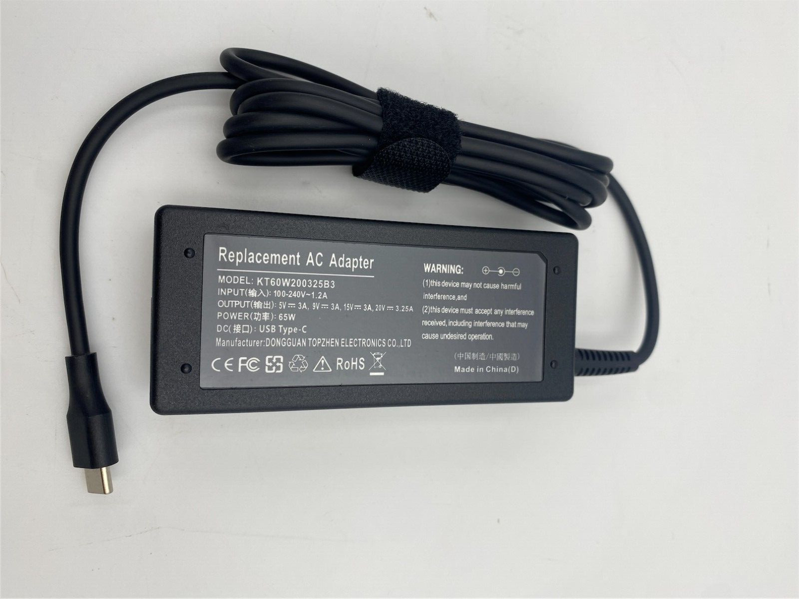 OEM PD, 45W, 20/15/9/5V, 3P, WW, DEL 00HM661 00HM663 02DL118 02DL100 00HM665-COM