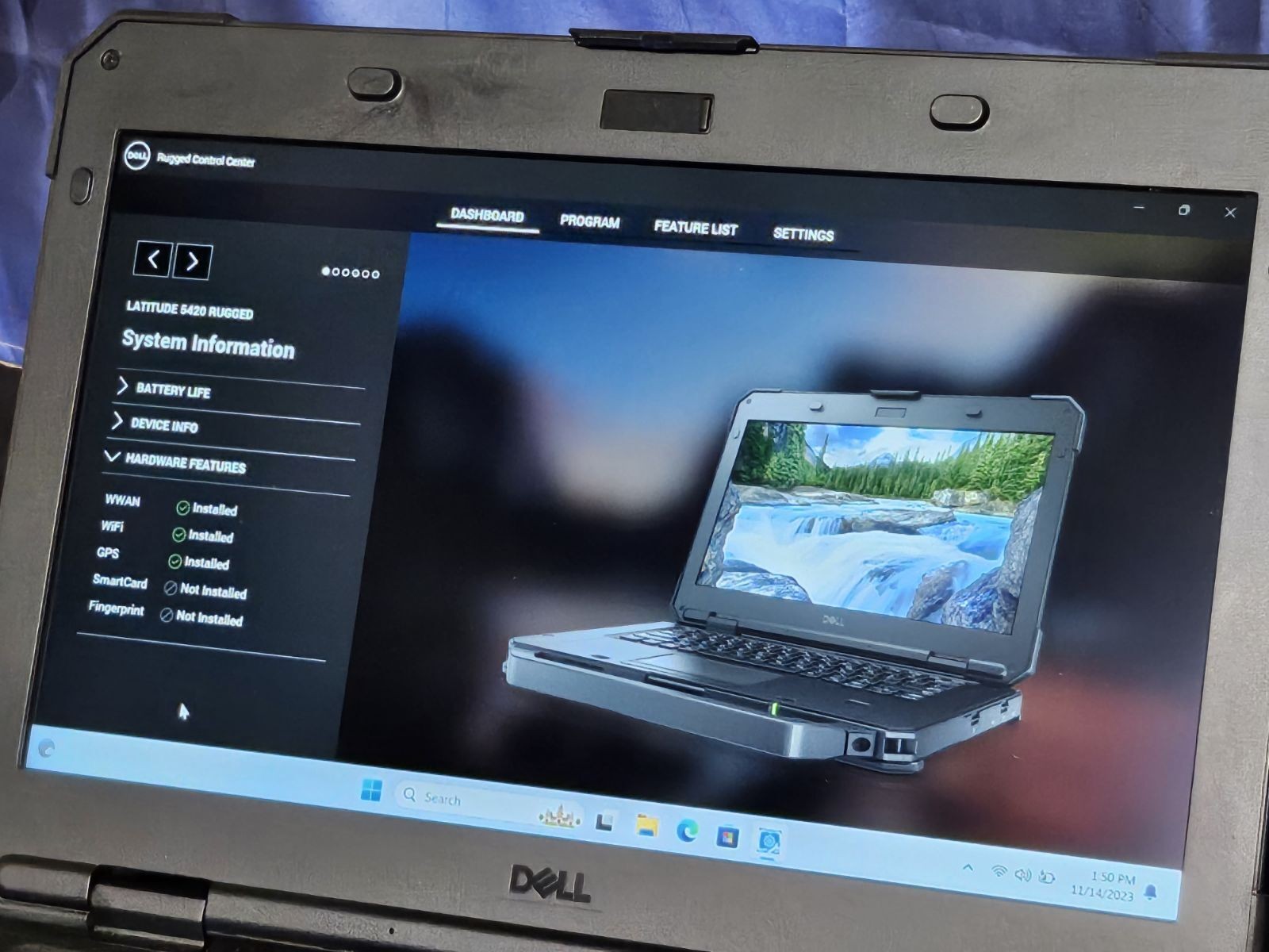 Dell Laptop Latitude 14 5420 Rugged TOUCH i7-8650U 16GB | 1TB SSD | LTE | WEBCAM