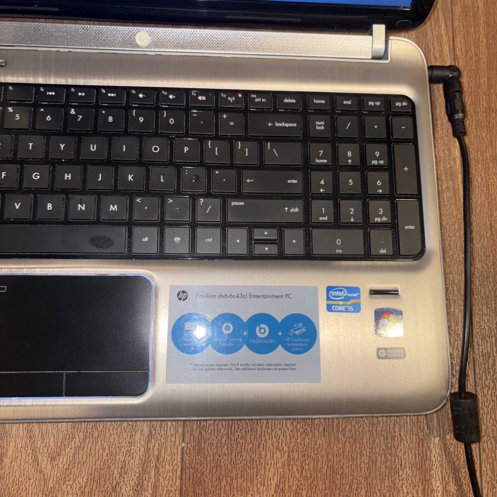 HP pavilion dv6-6c43cl 15.6″ Notebook – i5-2450M 2.50 GHz, 8 GB, no hdd