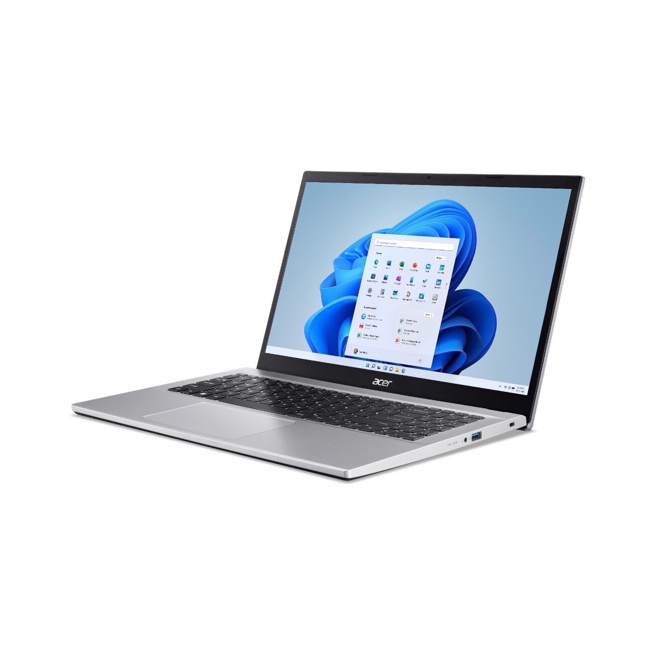 Acer Aspire 3 15.6 inch Laptop AMD Ryzen 7-5700U 16GB RAM 512GB SSD Pure Silver