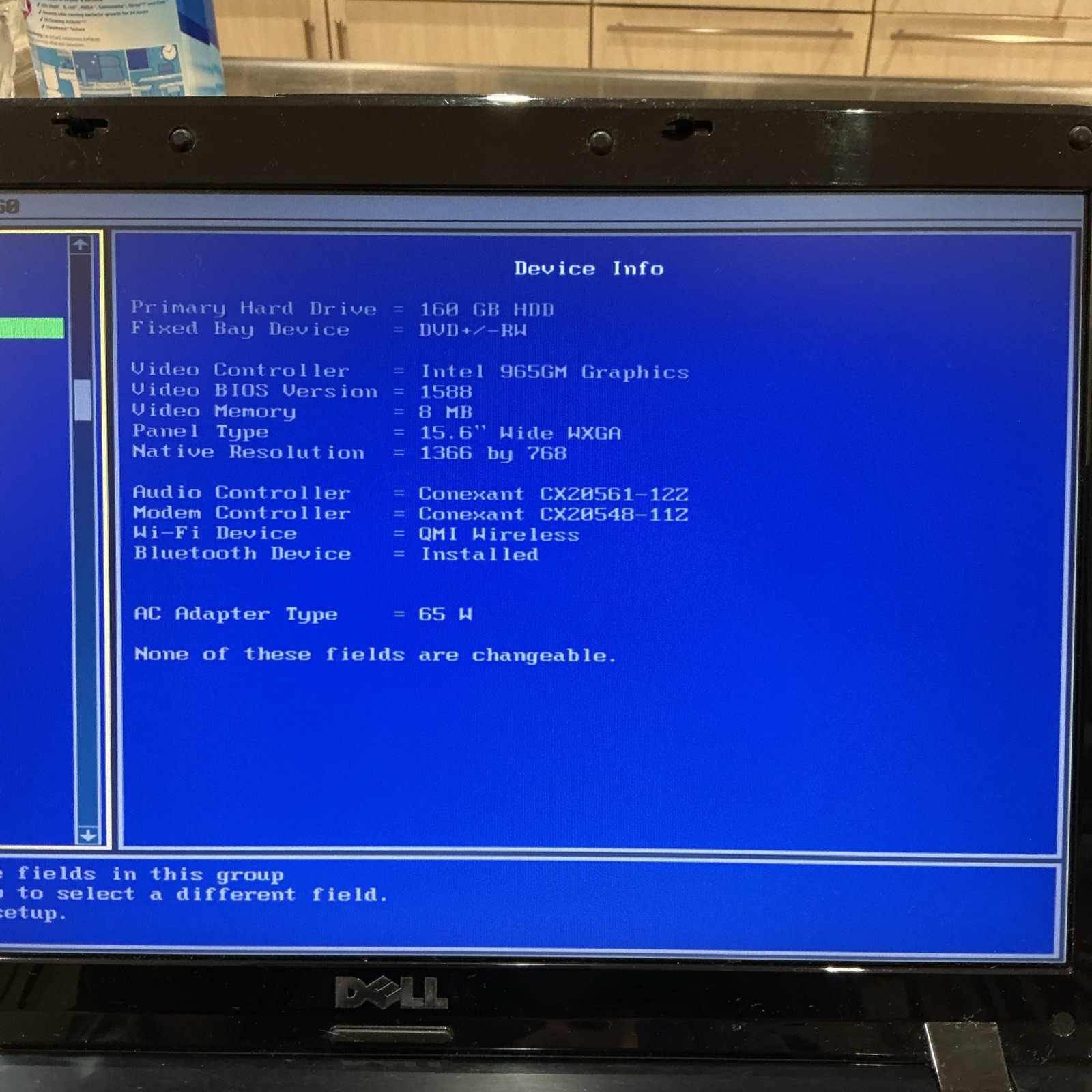 Dell Vostro A860 Laptop Intel Core 2 Duo 1.6Ghz 4GB RAM 160 HDD AC Adapter