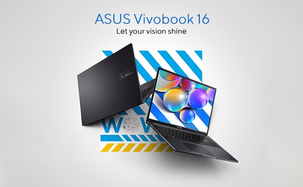 2026 ASUS Vivobook 16″ Laptop 10-Core Intel i7-1355U 16GB RAM & 512GB SSD Office
