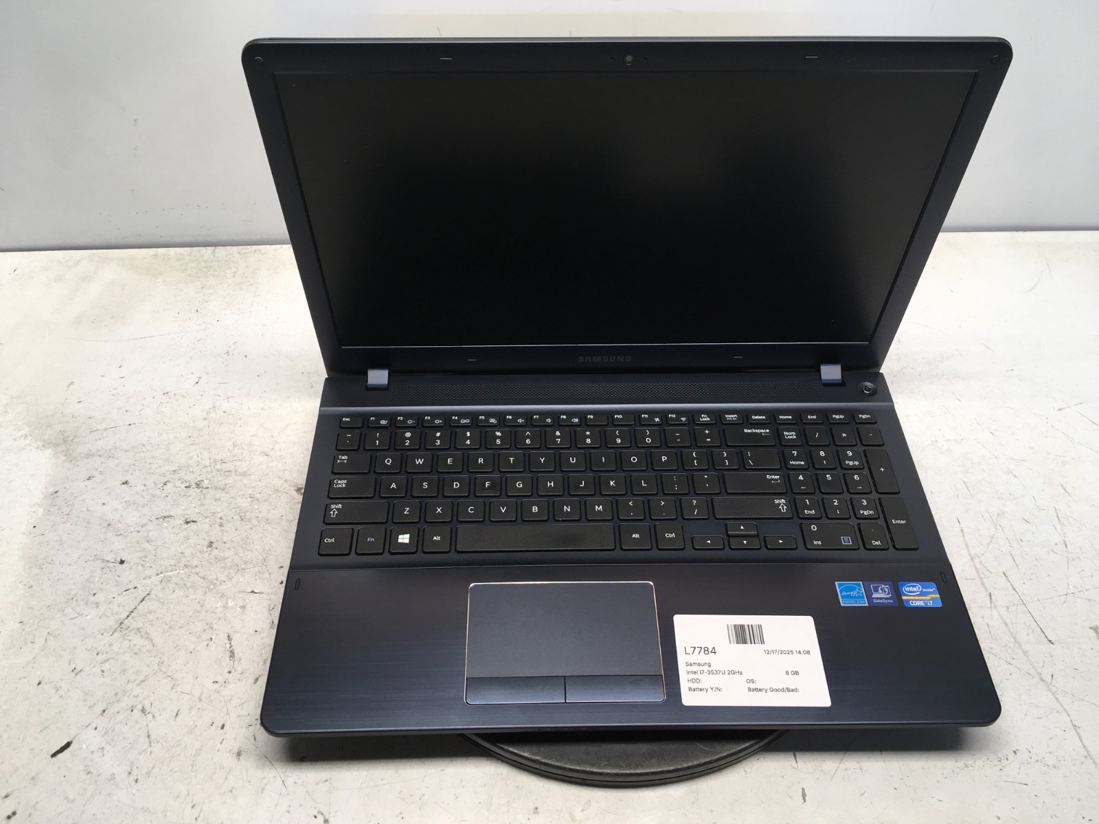 Samsung ATIV Book 4 Intel i7-3537U 2GHz 8 GB NO HDD