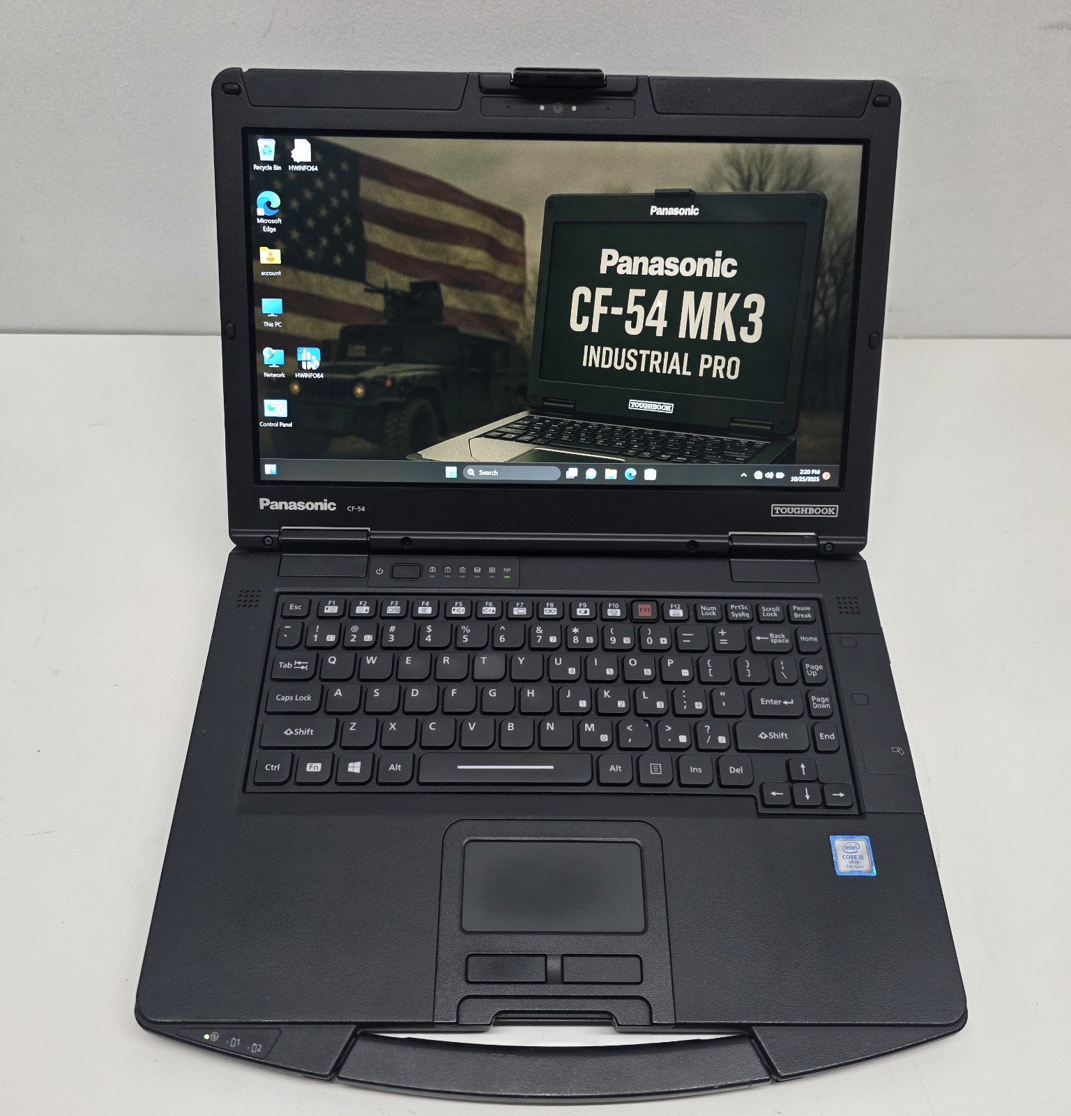 Panasonic CF-54 MK3 i5 7th gen 1TB SSD 16GB 4G LTE GPS Touchscreen W11 Toughbook