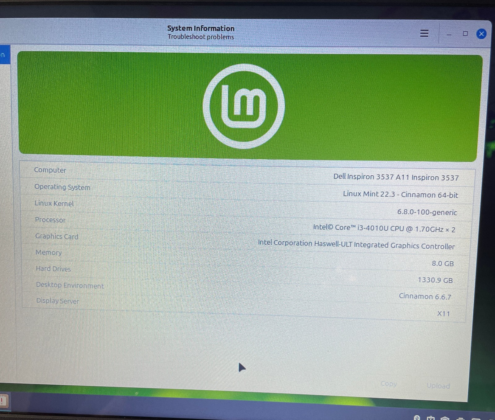 DELL INSPIRON 15-3537 Laptop 15″ i3 256gb+1tb Linux Mint 22.3-extras-5