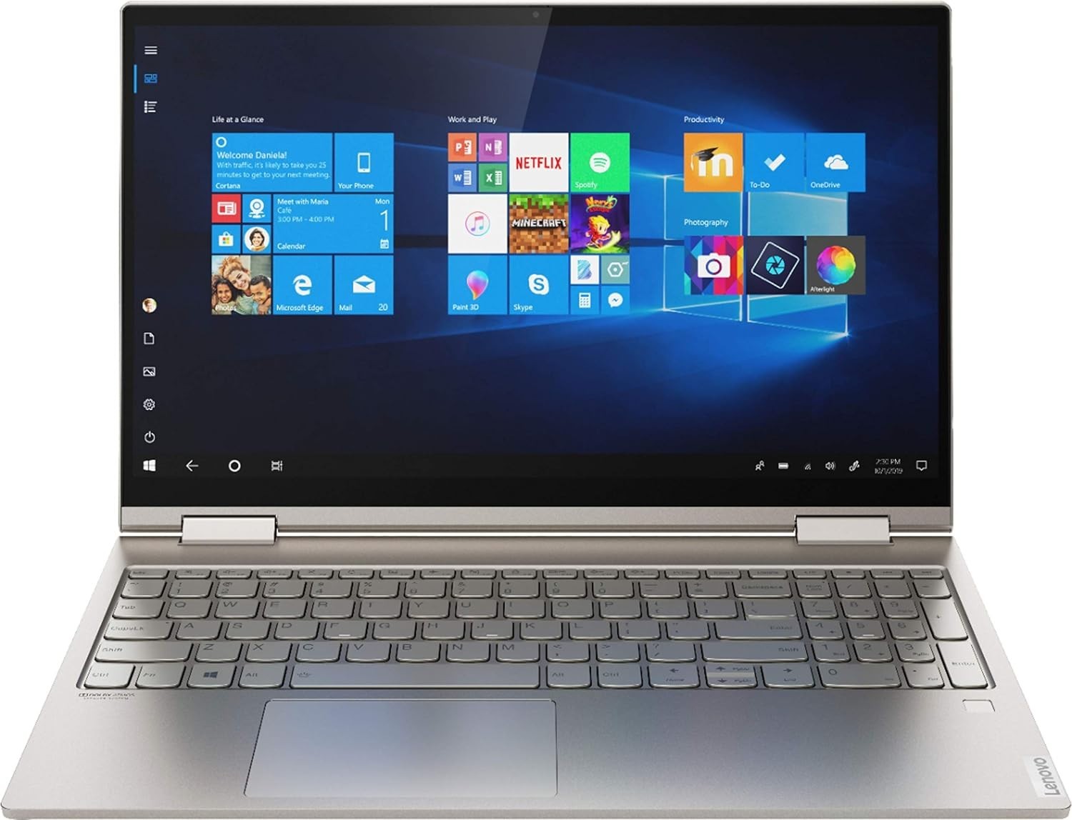 Lenovo YOGA C740 15.6” Core i7 10th gen – 12GB RAM – 256GB SSD Win 11 –