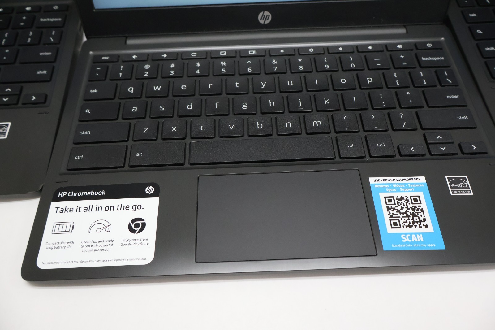 Lot of 3 HP 11A-NA0081CL 2H7Q9UA MediaTek MT8183 4GB RAM 32 GB Chromebook Laptop