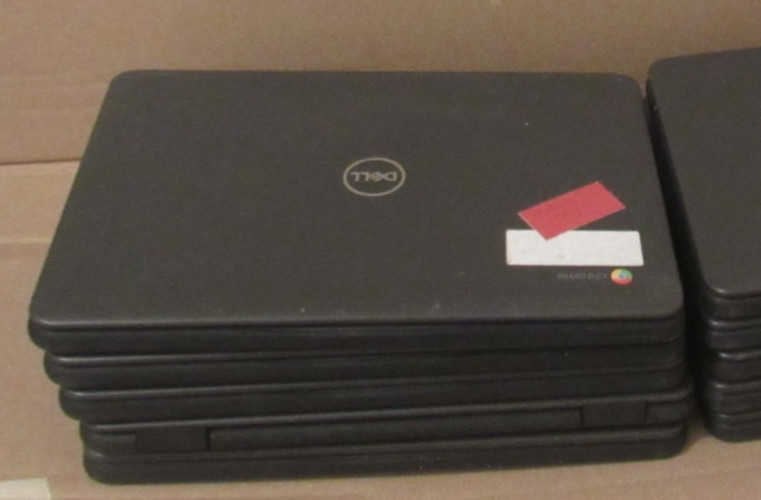Lot of 3 Dell Chromebook 3100 & 3 Dell Chromebook 3100 2-in-1 for Parts, Repair