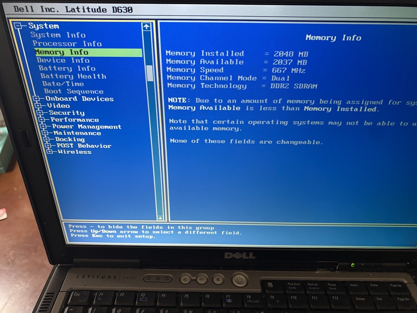 Dell XPS M1330 Core 2 Duo 2GHz No HDD boot to bios