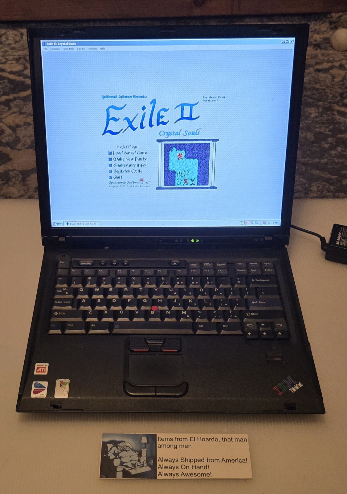 IBM Thinkpad R52 1GB Ram 60GB HDD 1.73 Ghz Pentium M Windows XP ATI Radeon X300