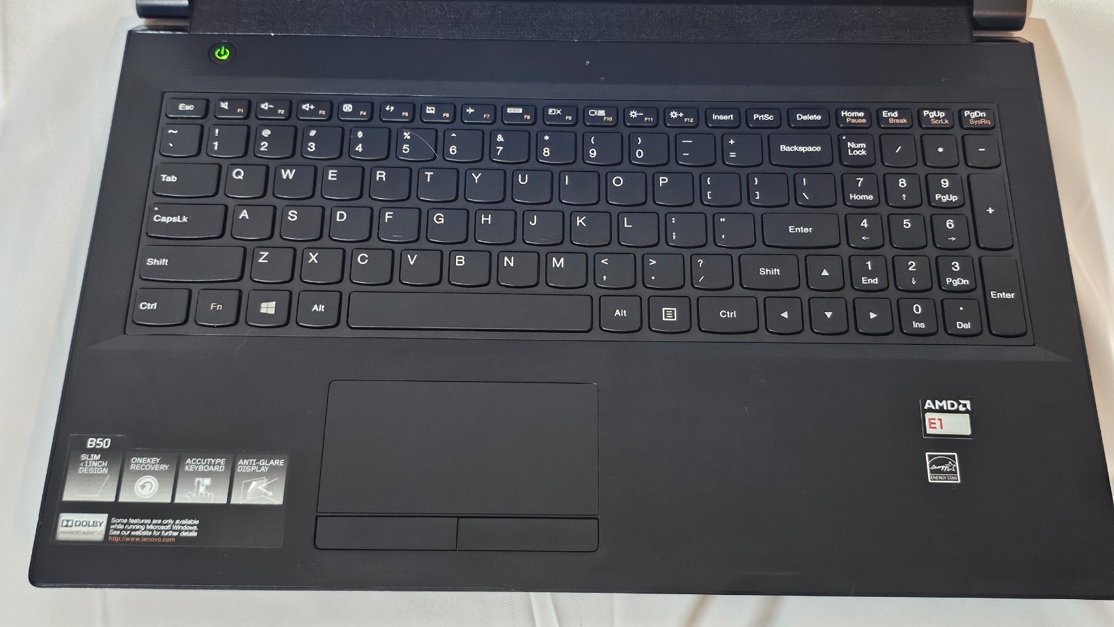 Lenovo B50-45 15″ 80E3 AMD E1-6010 4GB RAM 320GB HDD