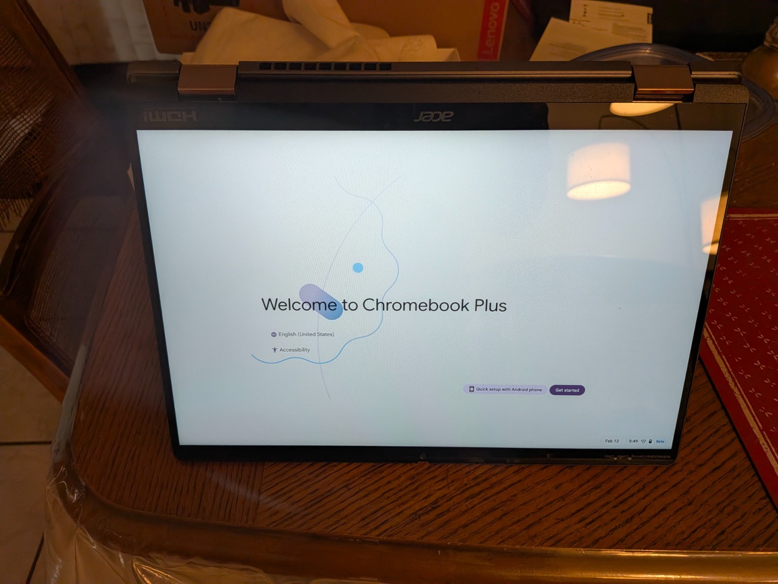 Acer Spin 714 Chromebook Plus – 14″ 2-in-1 Touchscreen – Intel Core i5 – 8GB RAM