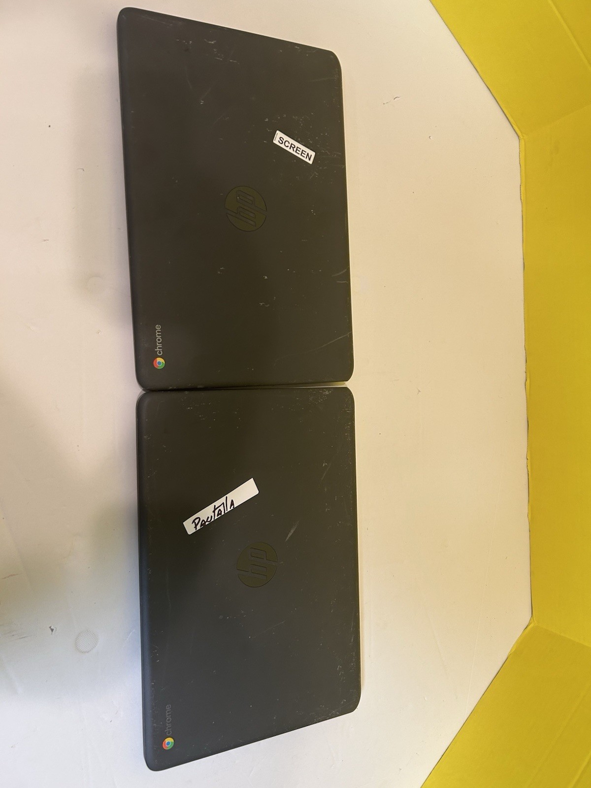 2x HP Chromebook 14 G5 Fully Functional Screen DETAIL