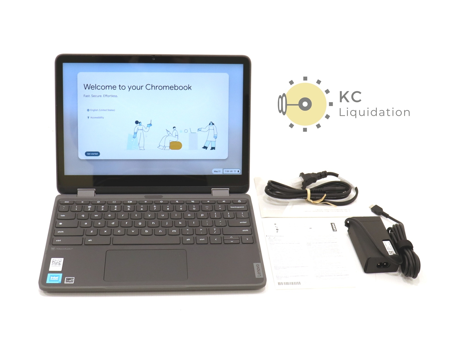 Lenovo 500e Yoga Chromebook Gen 4 12.2″ Intel N100 4GB 32GB eMMC