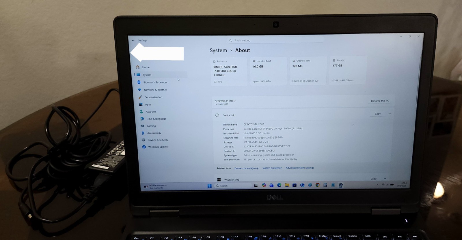 Dell Latitude E5590- Screen14″ 512GB SSD, Intel Core i7 8th Gen + Office AutoCad