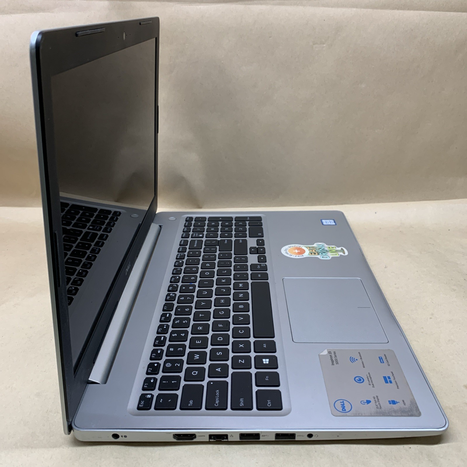 DELL INSPIRON 5570 INTEL CORE i5-8250U@3.2GHz, No SSD, No OS