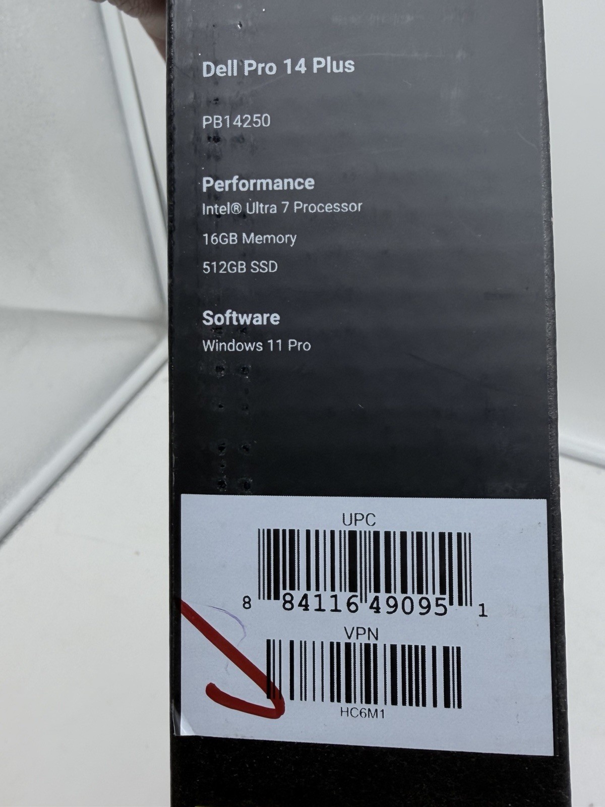 Dell Pro 14 Plus PB14250 14″ 512GB SSD 16GB RAM – Intel Core Ultra 7 265U HC6M1