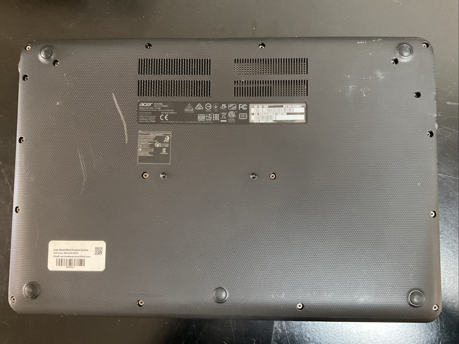 Acer Chromebook 15 CB3-532 Laptop