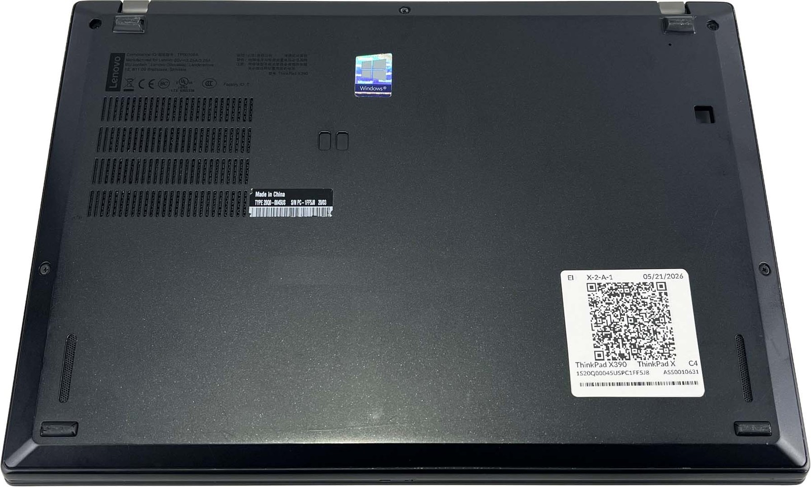 Lenovo ThinkPad X390 13″ Touch Laptop i5 8th 256GB SSD 8GB RAM Win 11 Pro (EI)