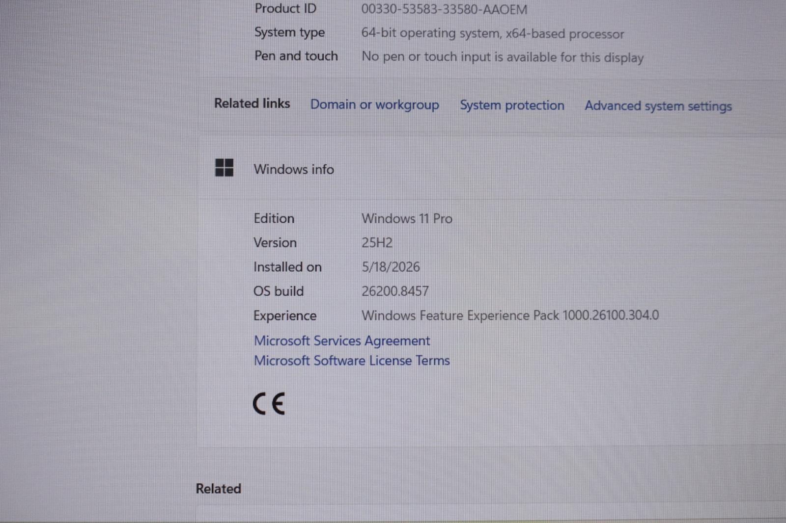 HP ProBook 455 G7 15.6″ Ryzen 7 4700U 16GB RAM 256GB SSD Windows 11 Pro