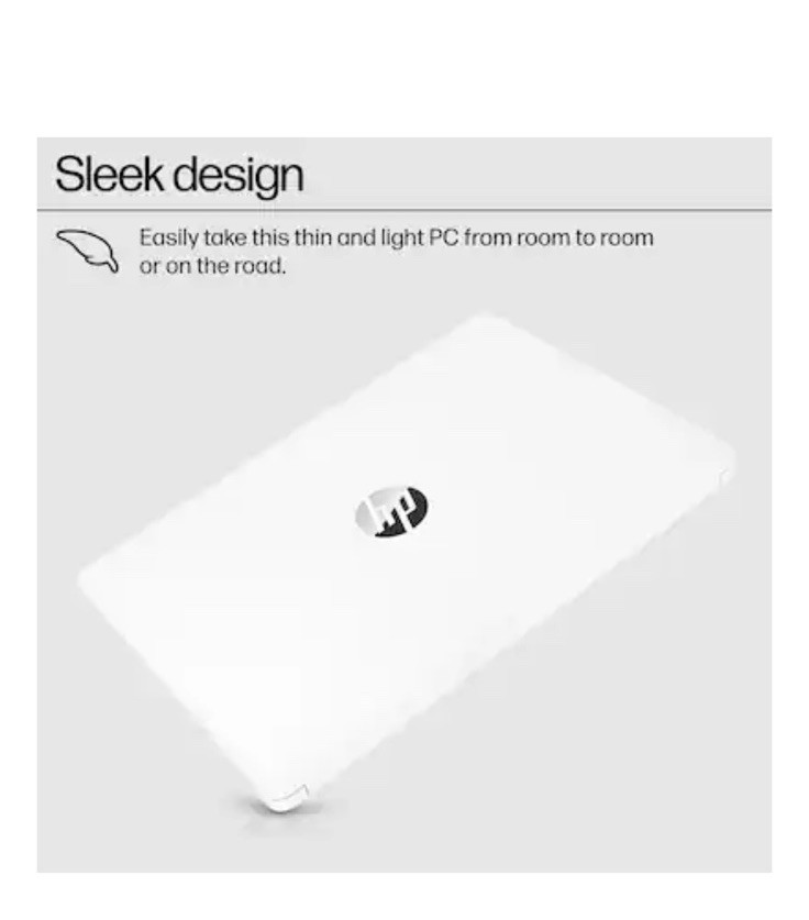 HP – 14″ Laptop – Intel Celeron – 4GB Memory – 64GB eMMC – Snowflake white