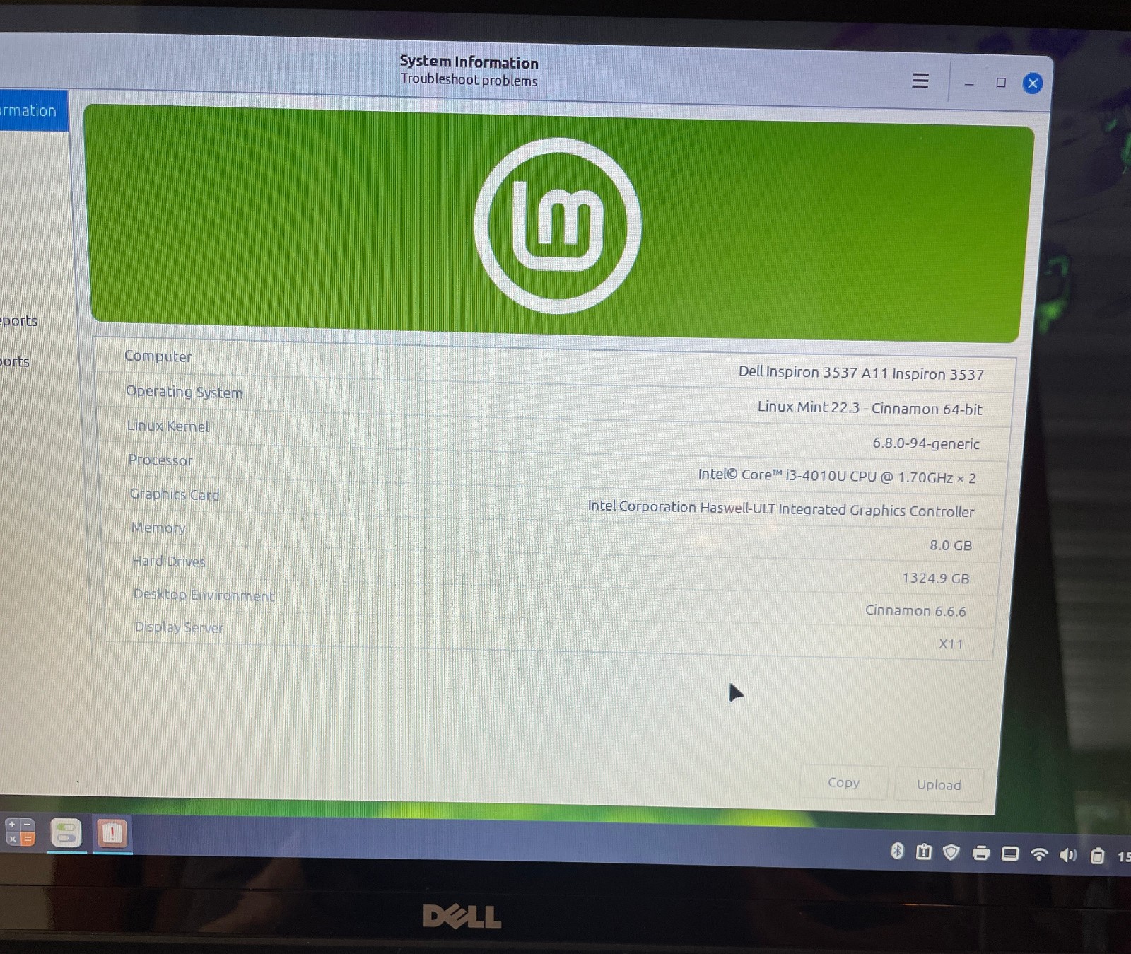 DELL INSPIRON 15-3537 Laptop *TOUCH* 15″ i3 256gb+1tb Linux Mint 22.3-extras-2