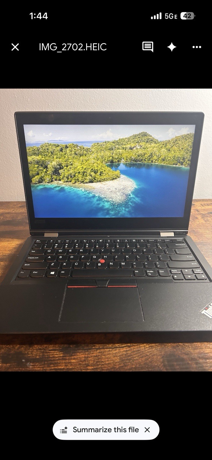 Lenovo ThinkPad L380 Yoga 14″ Laptop i5-8350U 16GB 256GB SSD Touchscreen Win 11