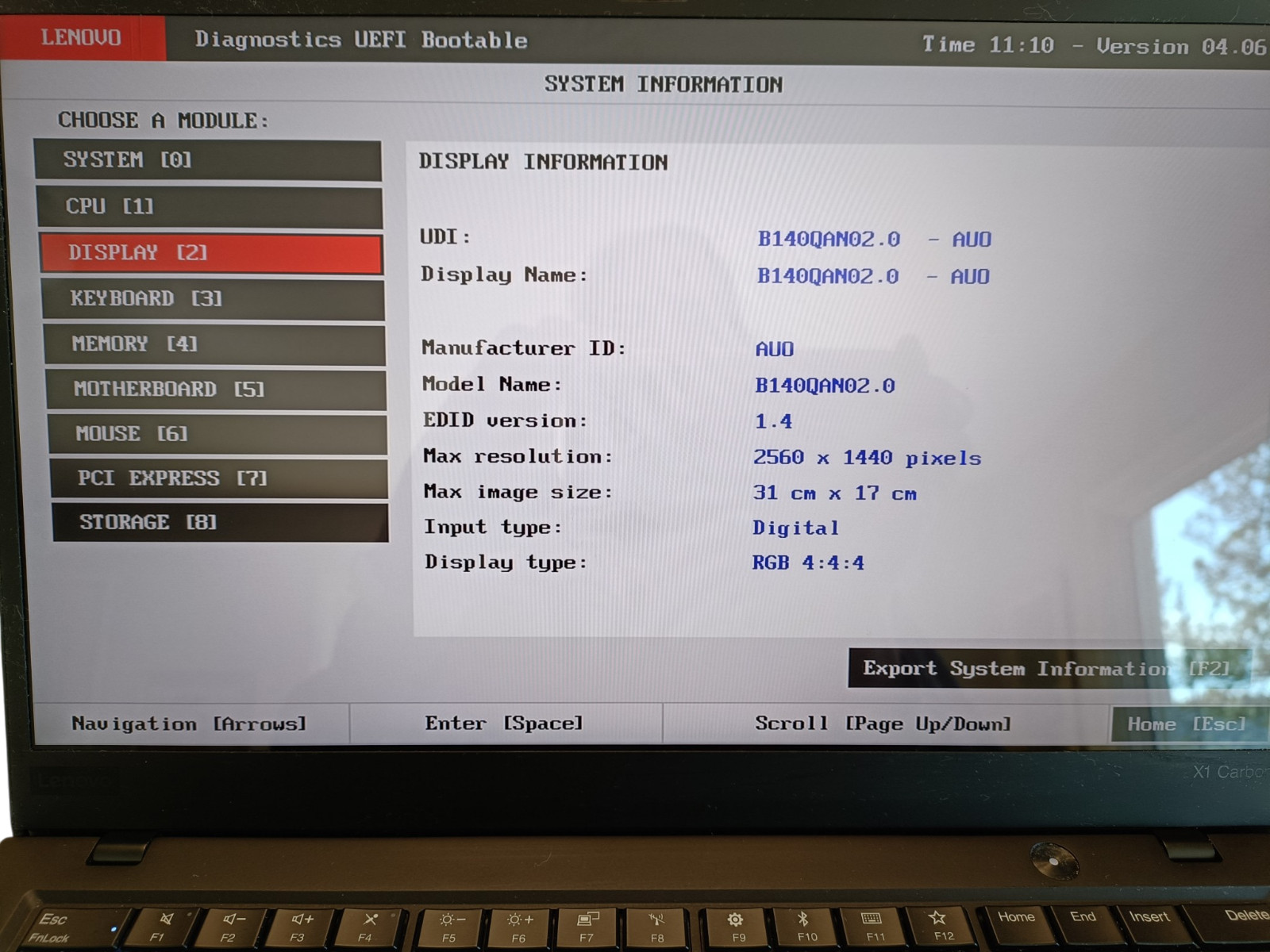 Lenovo ThinkPad X1 Carbon Gen 6 sku6691 14″ i7-8650U 1.90GHz 16GB 512GB Win11