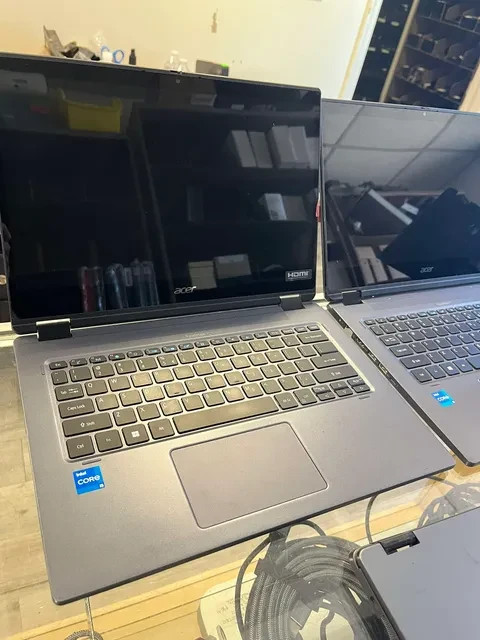 Lot of 3 Acer TravelMate Spin P4 14″ Touchscreen Laptops – Intel Core i5 11th Ge