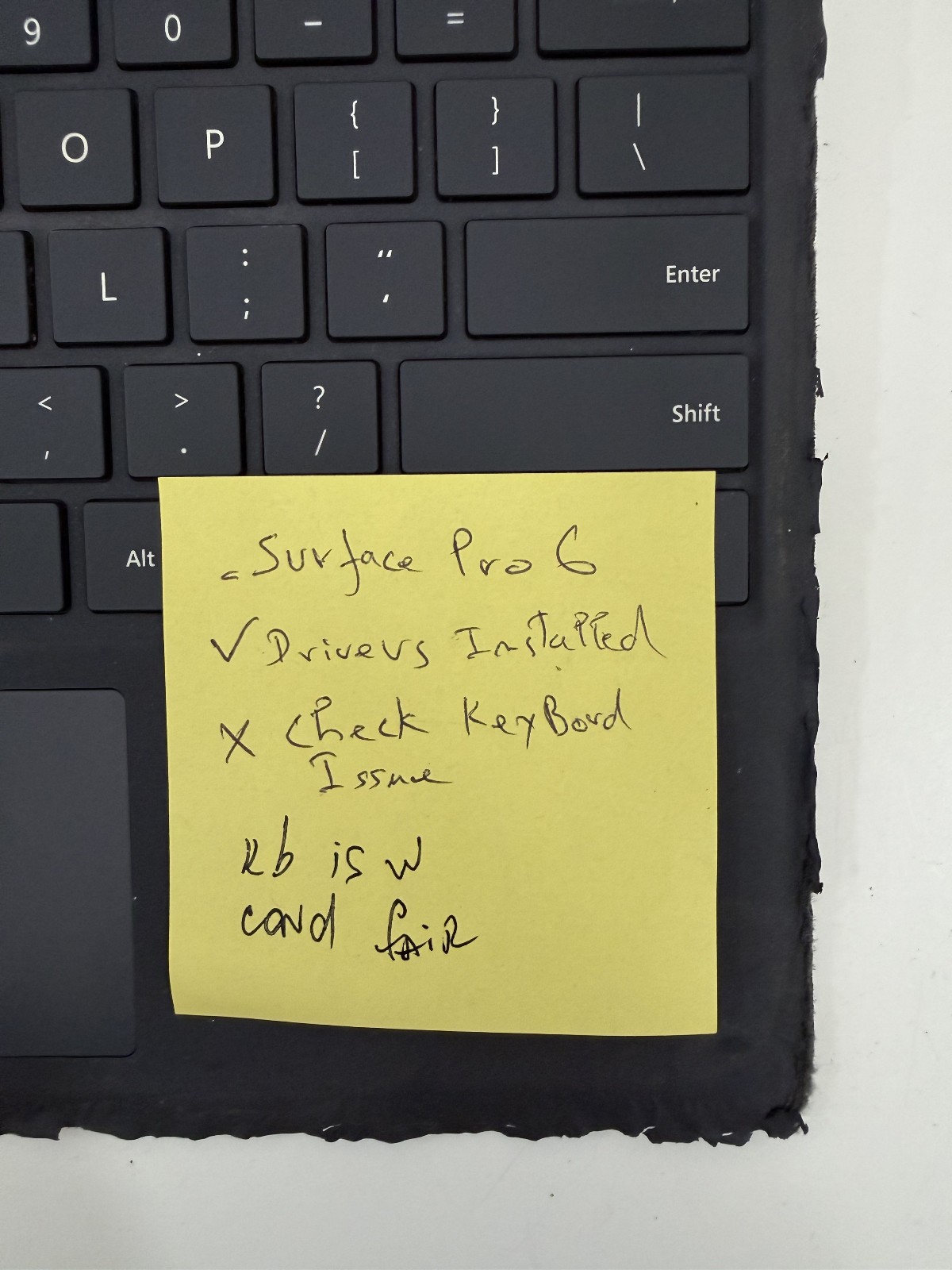 Microsoft Surface Pro 6 i7-8650U CPU @ 1.90GHz 16 GB RAM 512 GB Win 10 Pro