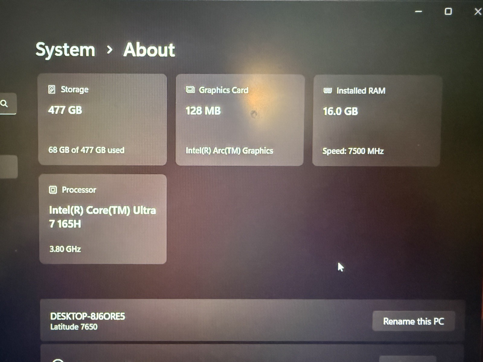 Dell Latitude 7650 16″ Intel Core i7