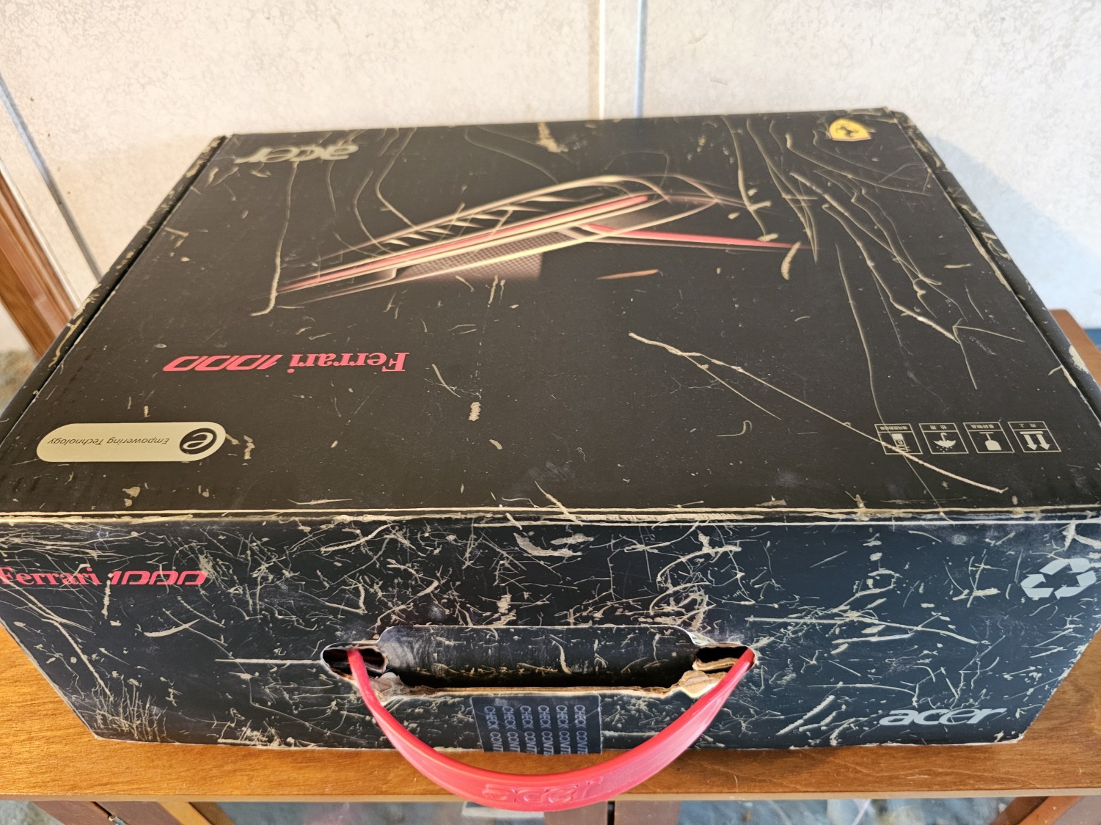 Acer Ferrari 1000 Laptop Complete! Please Read Description