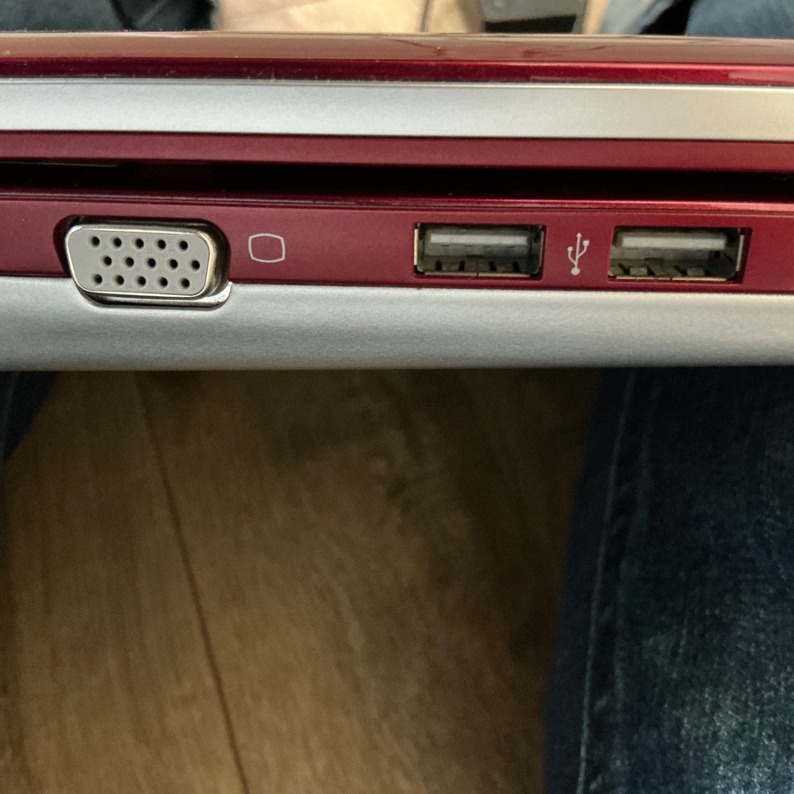 VTG SONY RED VAIO 15 INCH LAPTOP/ 14.1 INCH SCREEN W/NEW POWER CHARGER