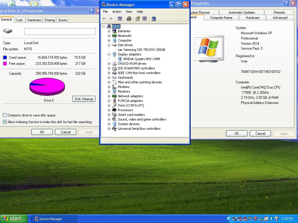 Lot of 2 Dell Latitude D820 SSD laptops Win XP Pro Retro Gaming – One has issues