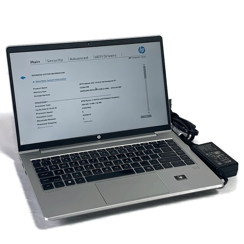 HP ProBook 445 G9 14″ Laptop Ryzen 5 5625U 2.3GHz 16GB 512GB NVMe SSD – Win11