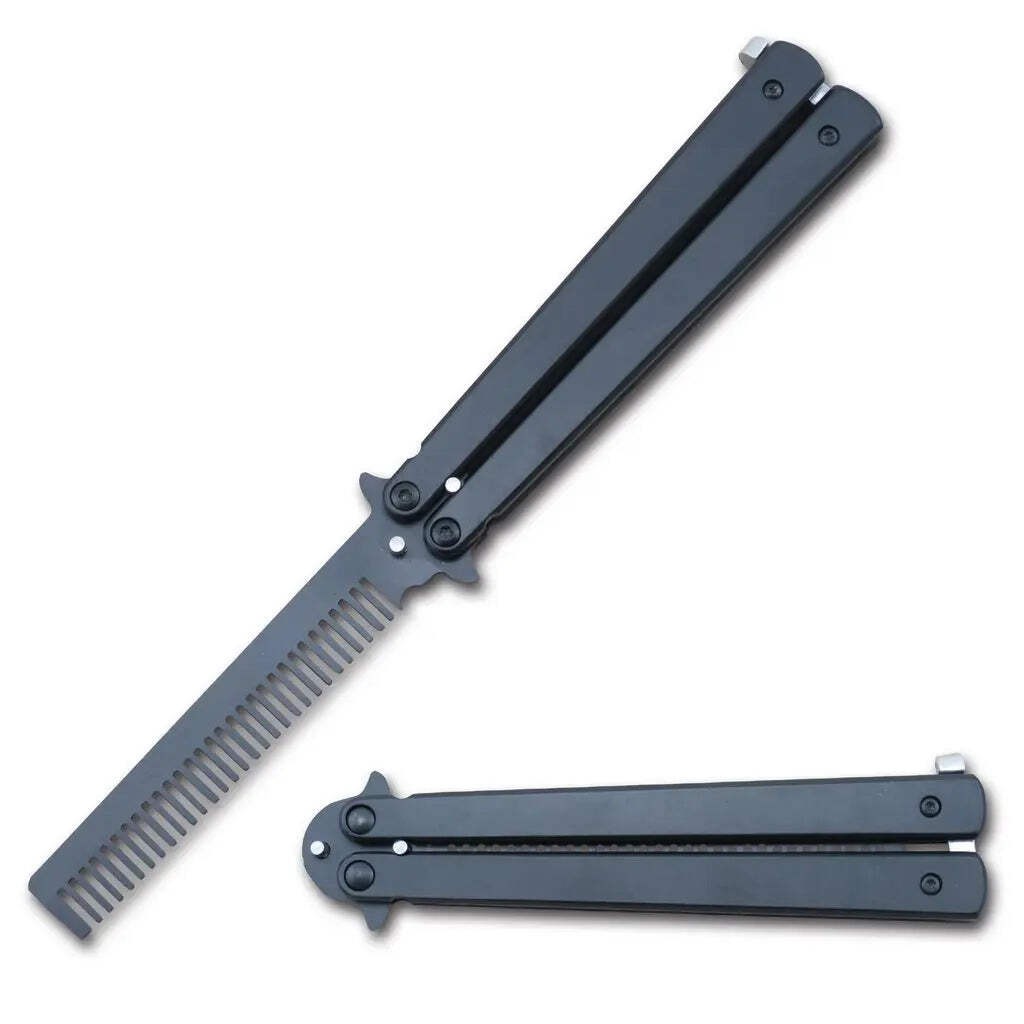 8.5″ Butterfly Comb Stainless Steel Coated in Black