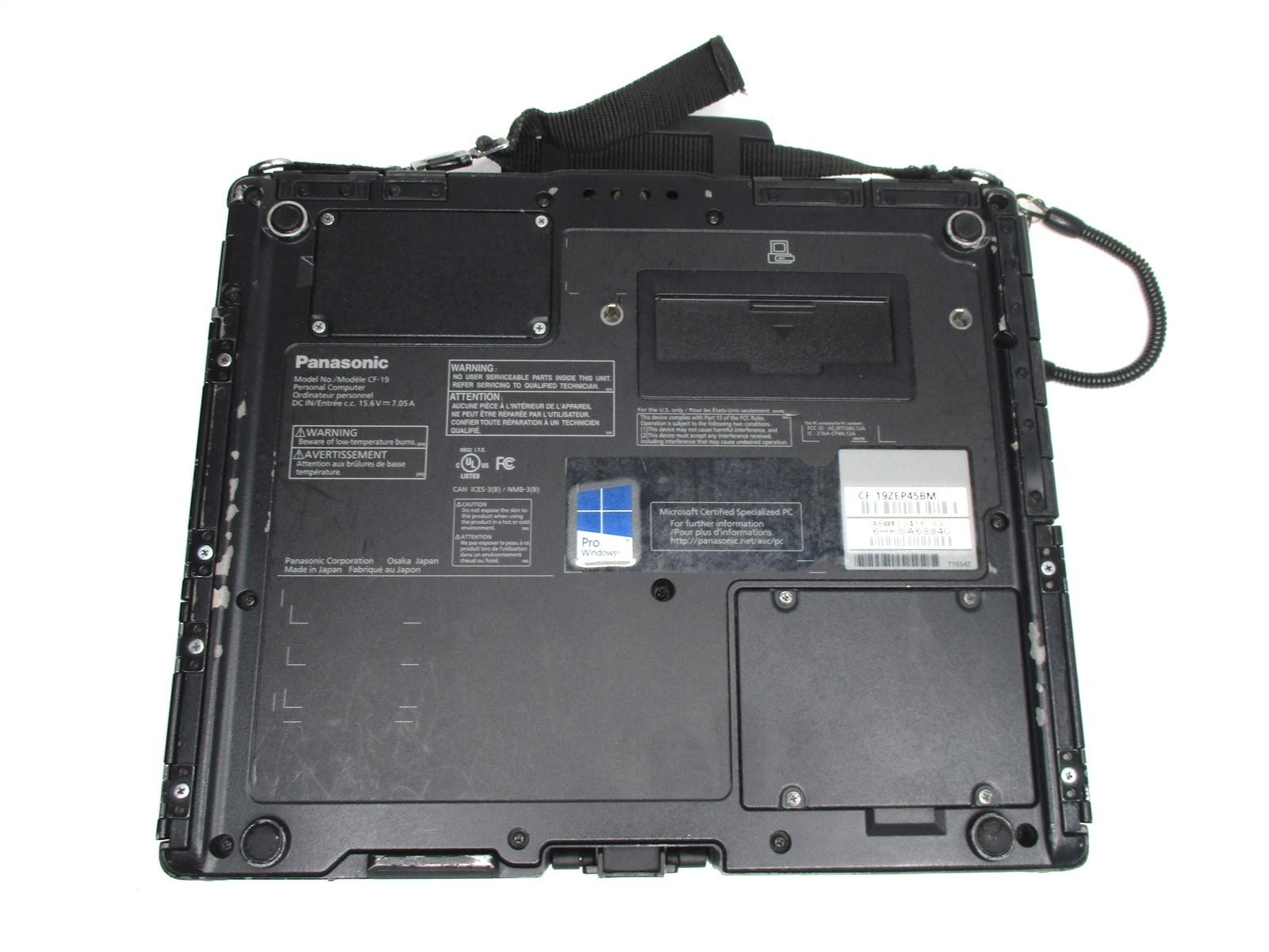 Panasonic ToughBook CF-19 MK8 TouchScreen i5-3610ME 2.7Ghz 8GB 500GB Win10 -READ