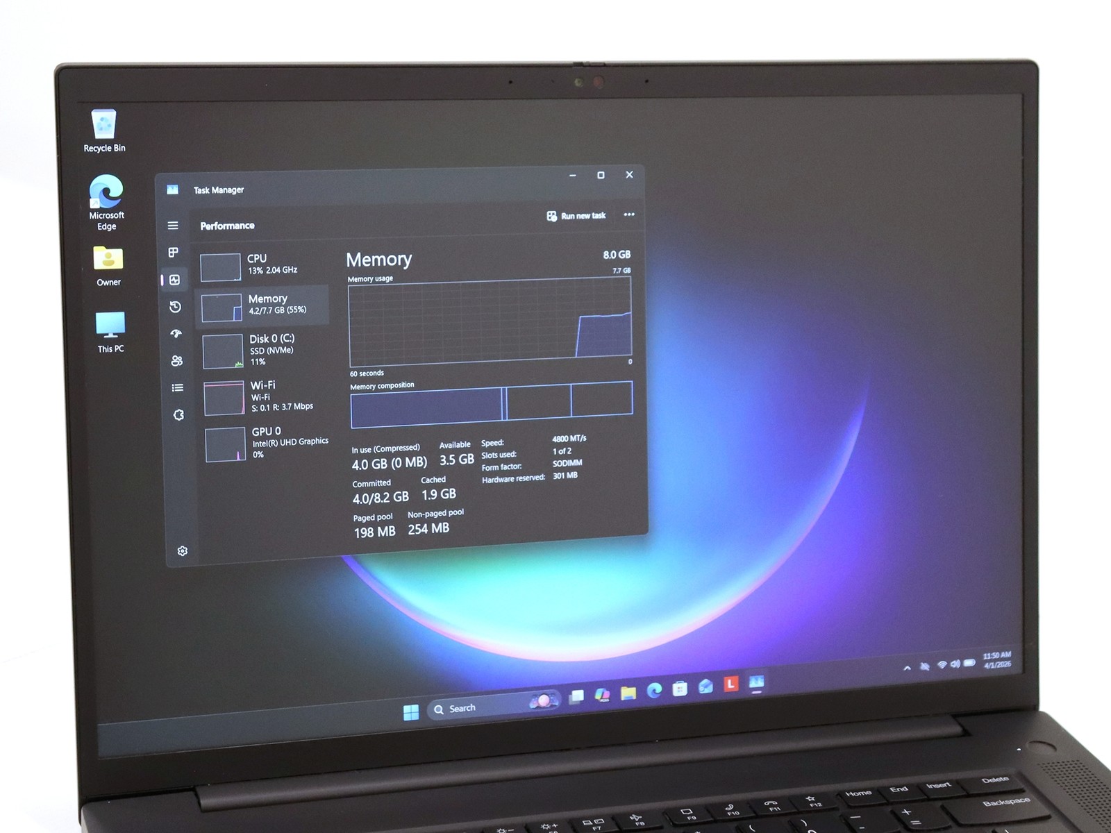 Lenovo ThinkPad P1 Gen 5 i7-12700H 8GB RAM 512GB NVMe W11P – Please Read Desc.