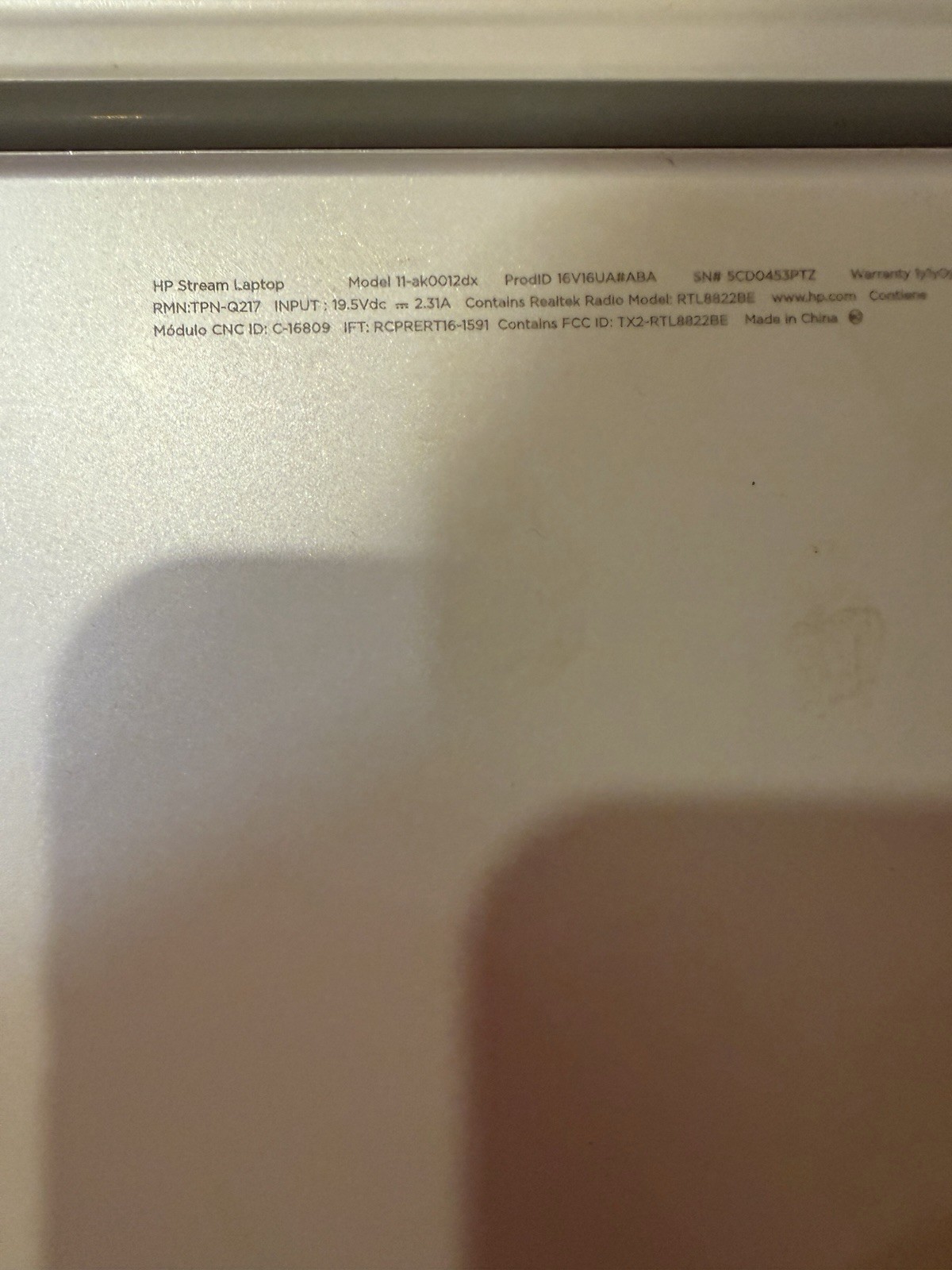HP Stream Laptop 11-ak0012dx Intel Celeron 4GB RAM 64GB eMMC 11.6″ Windows 11