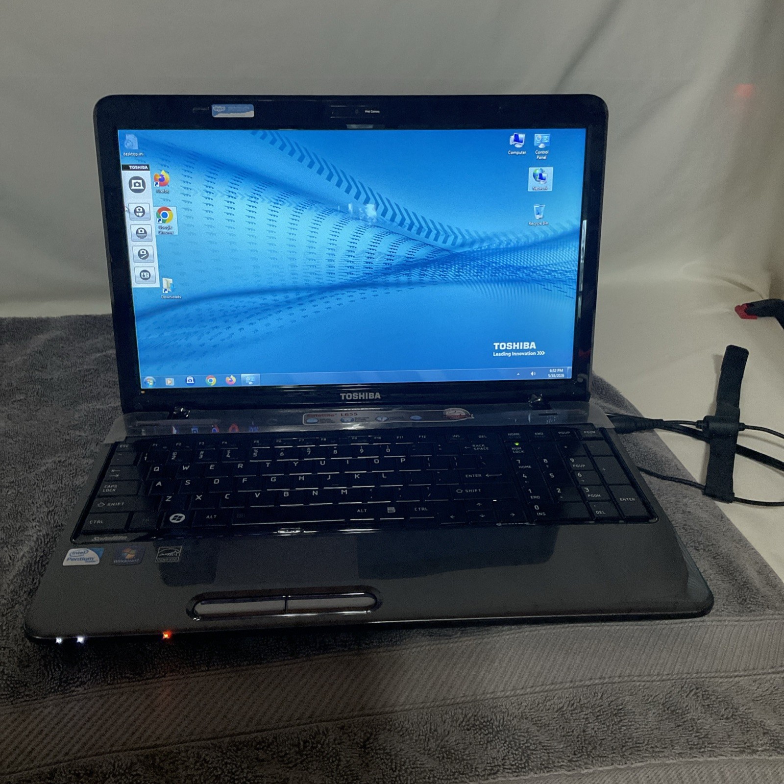 Toshiba Satellite L655-s5061 Working With Charger No Battery