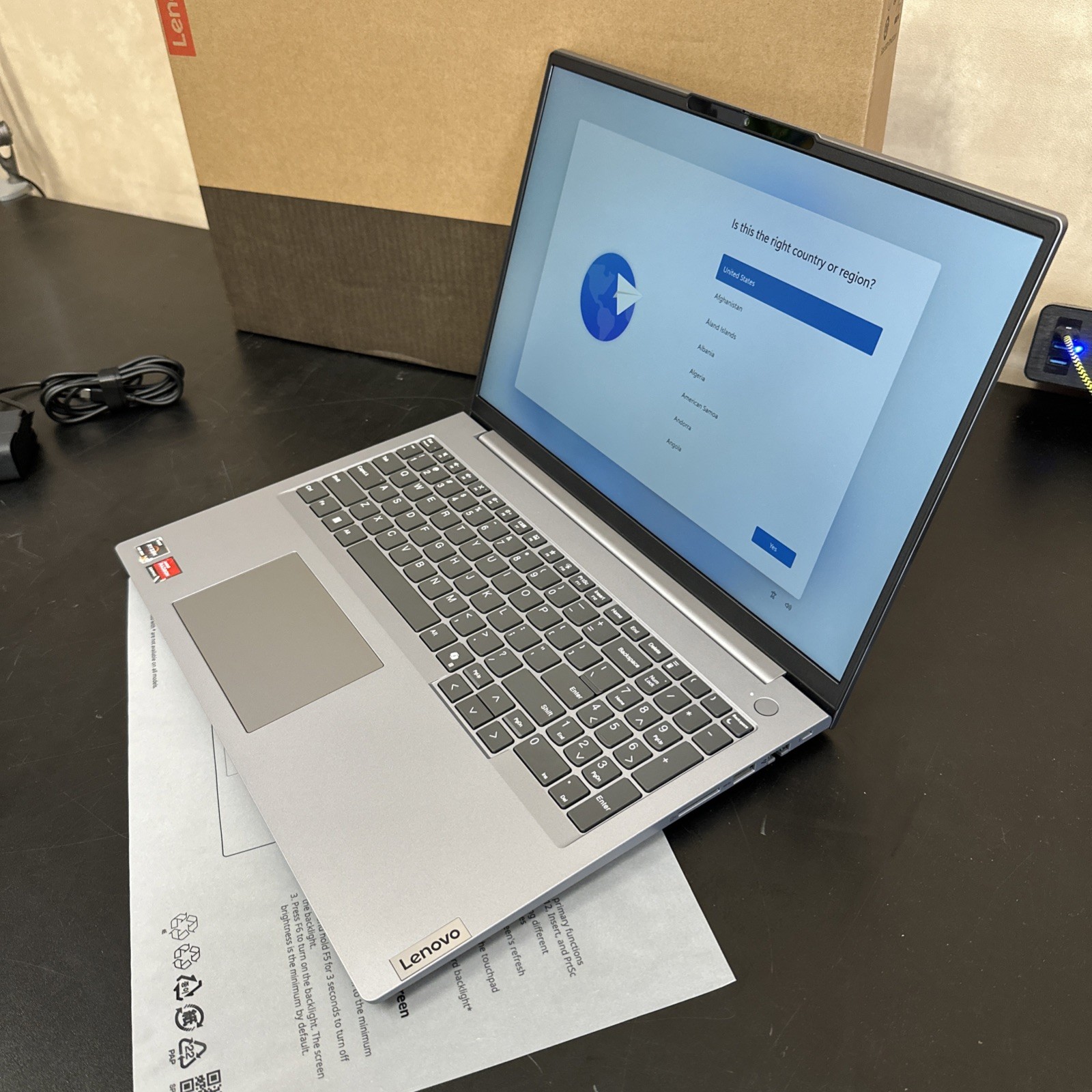 Lenovo ThinkBook 16 Gen 7 16″ AMD Ryzen 5 7533HS 16GB 1TB SSD Arctic Gray