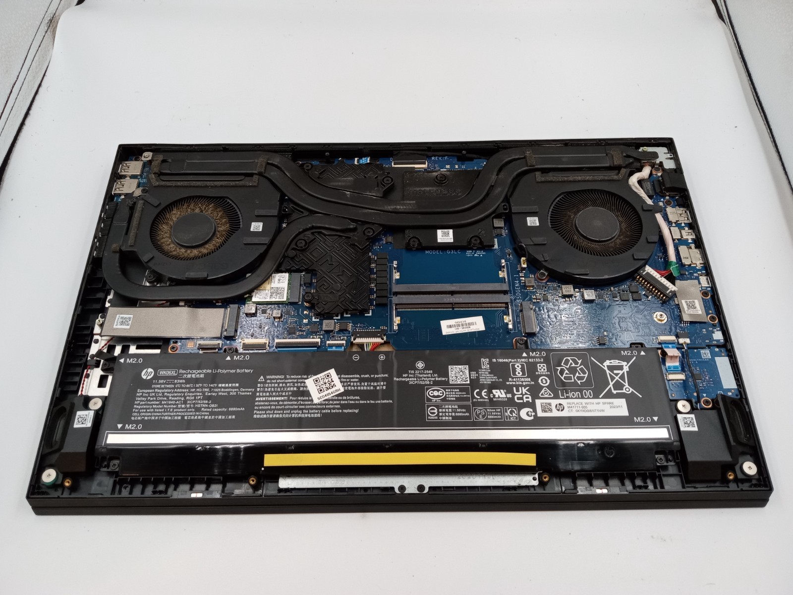 HP Omen 17-ck2095cl Laptop Intel i9-13900HX Nvidia RTX 4080 – PARTS – READ!