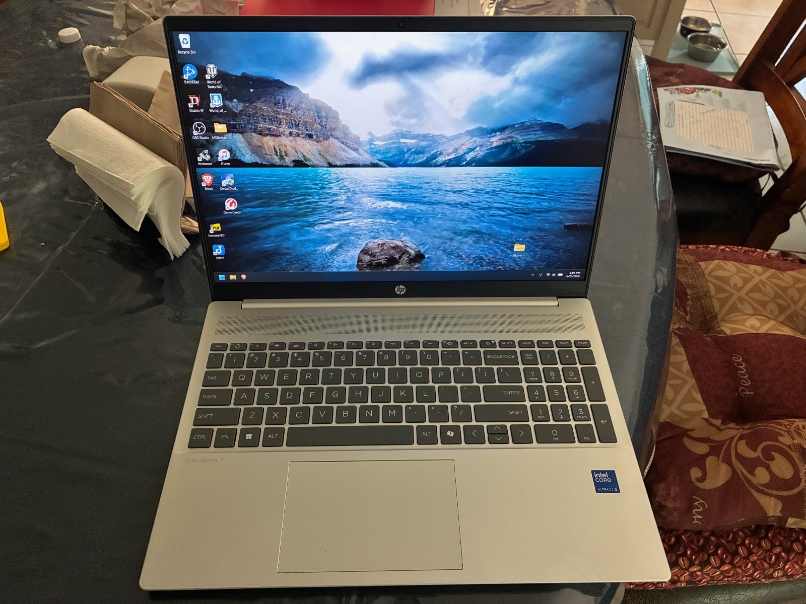 hp omnibook 5 16 inch laptop 2026 Touchscreen 16 gb lpddr5 ram, 1 tb gen 4 ssd