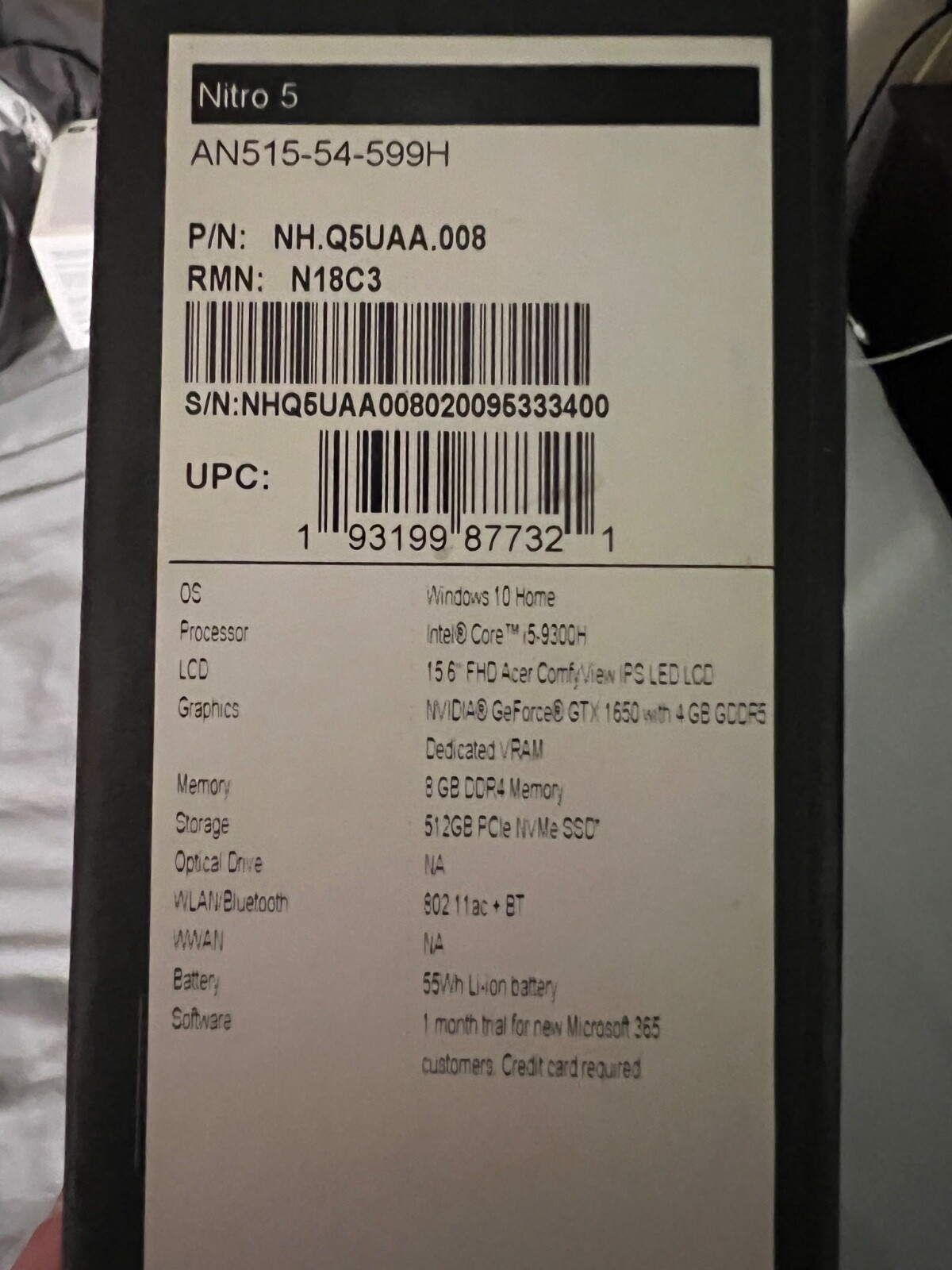 acer – nitro 5 17.3 gaming laptop