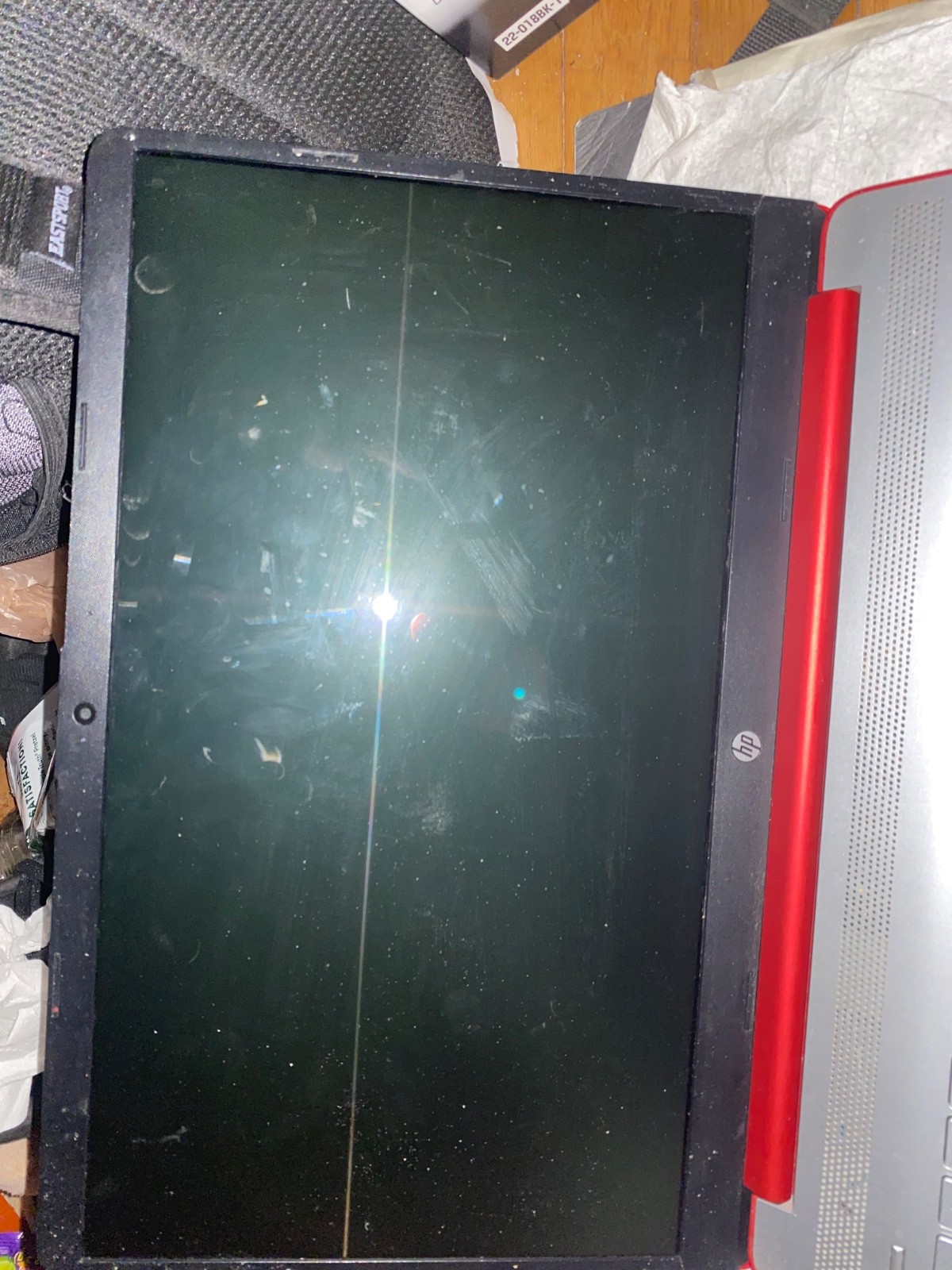 2 Red HP Laptops (Selling For Parts)